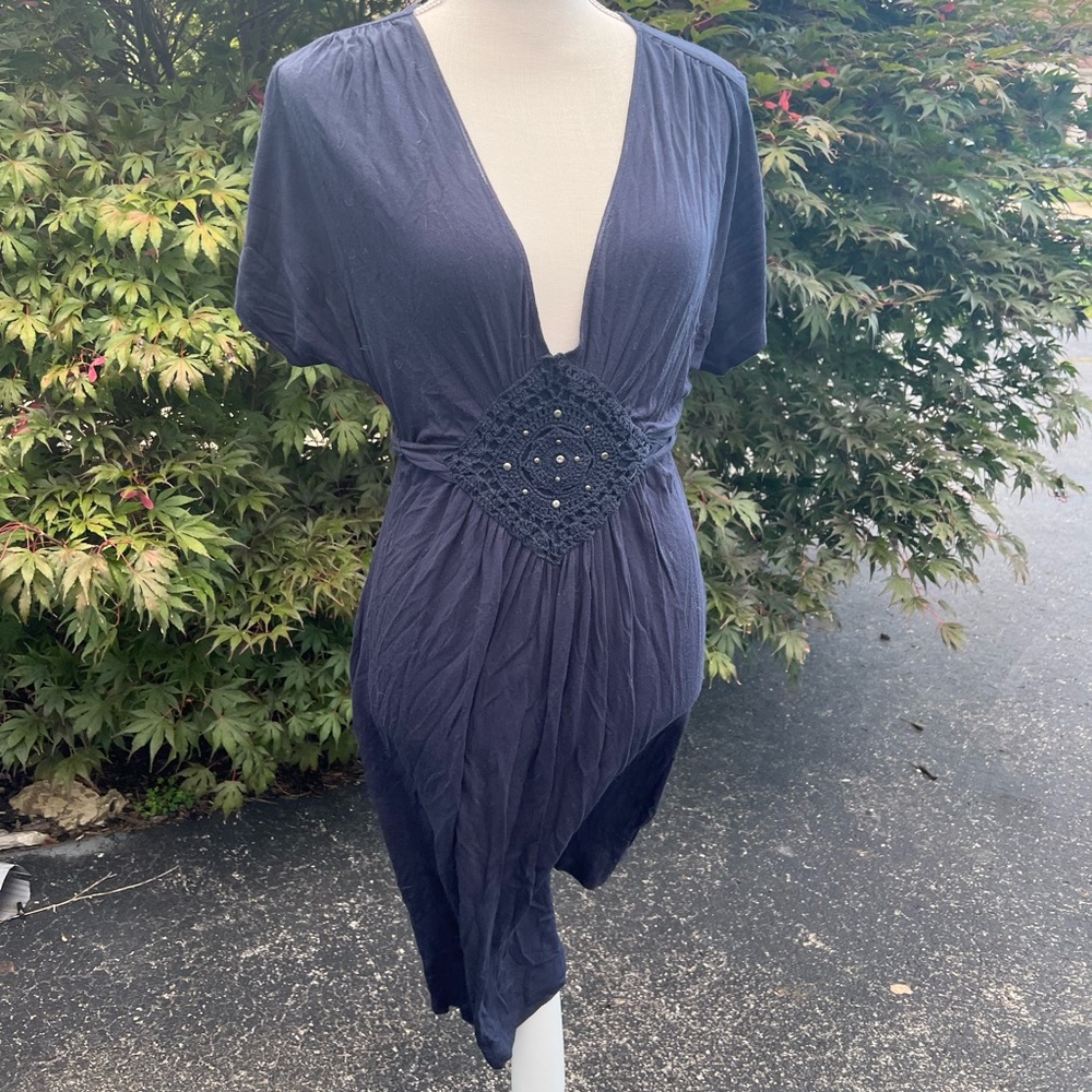 Navy blue dress